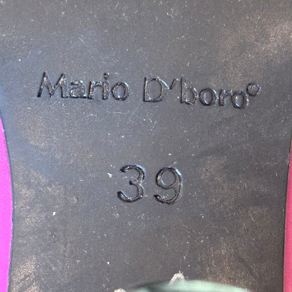 Mario D’boro Size 8 Floral Open-Toed Sandal High Heels - Picture 5 of 6